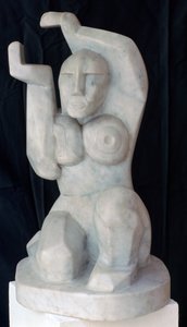 Donna seduta, c1911-1915 da Henri Gaudier Brzeska