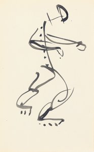 Studio per "Danzatrice di pietra rossa", 1914