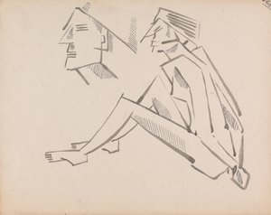Due studi di figure da Henri Gaudier Brzeska