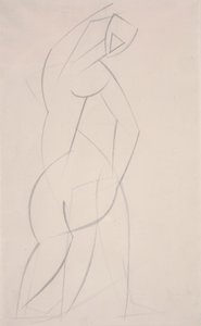 Senza titolo (Studio per Danzatrice di Pietra Rossa) da Henri Gaudier Brzeska