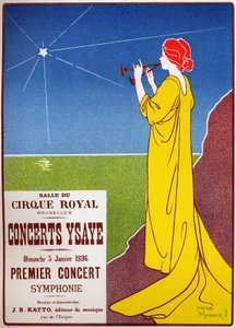 Concerti Ysaye al circo reale di Bruxelles da Henri Georges Jean Isidore Meunier