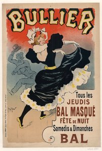 Bullier, Tous les jeudis Bal masque, festa notturna da Henri Georges Meunier
