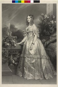 Principessa di Sassonia-Coburgo-Gotha Vittoria da Henri Grevedon