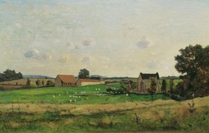 La tenuta di Saulce (Dept. Gonne) da Henri Joseph Harpignies