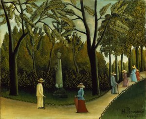 Il monumento a Chopin nei Giardini del Lussemburgo da Henri J.F. Rousseau