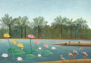 Fenicotteri da Henri J.F. (1844 1910) Rousseau