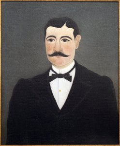 Ritratto di Frumence Biche in abiti civili (maresciallo dei logis). Dipinto di Henri Rousseau (1844-1910), detto il Doganiere, olio su tela, fine XIX-inizio XX secolo, arte francese, Museo Internazionale d