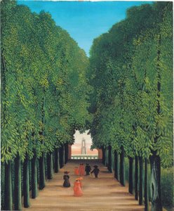 Il Viale nel Parco di Saint Cloud, c.1908 da Henri Rousseau