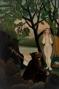 Nudo e orso, 1901