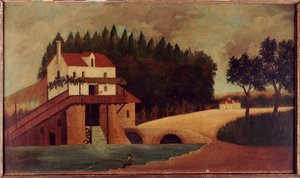 Il mulino, c.1896 da Henri J.F. Rousseau