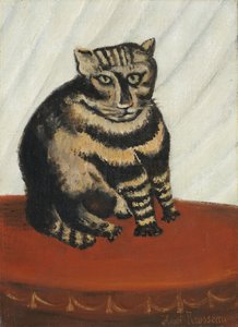 Il gatto tigrato da Henri J.F. Rousseau