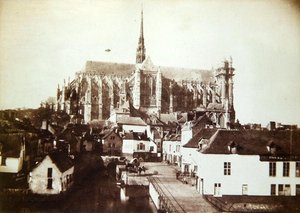 Cattedrale di Amiens, c.1851-52 da Henri Jean Louis Le Secq