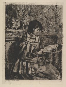 Il lettore da Henri Jean Augustin de Braekeleer