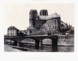 Chiesa di Notre-Dame, XII secolo, c.1852 da Henri Jean Louis (attr.to) Le Secq