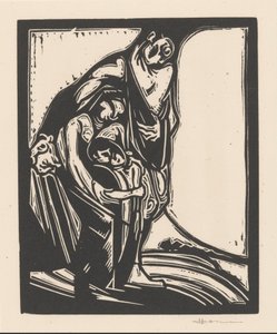 Uomo, donna e bambino da Henri Jonas (signed by artist)