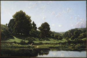 Un prato nel Bourbonnais, mattina (Une Prairie du Bourbonnais, par un effet de matin), 1876