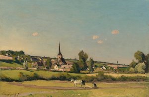 Veduta di Saint-Privé da Henri Joseph Harpignies