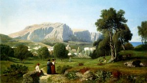 Capri da Henri Joseph Harpignies