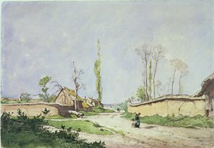 No.1534 Una strada di villaggio, Oiseme, 1888