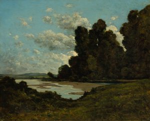 Il fiume Loira a Nevers da Henri Joseph Harpignies