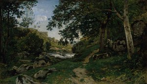 Il sentiero roccioso nel Morvan