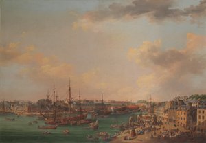 Il Porto Esterno di Brest, 1773 da Henri Joseph Van Blarenberghe