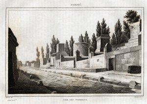 La via delle tombe, a Pompei da Henri Labrouste