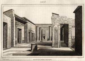La casa del poeta tragico, a Pompei da Henri Labrouste