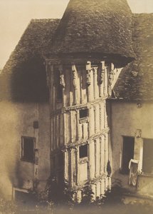 Scala di legno a Chartres, 1852 da Henri Le Secq