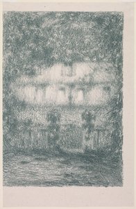 La casa al chiaro di luna da Henri Le Sidaner