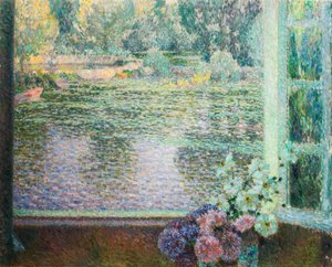 Finestra sul fiume da Henri Le Sidaner