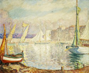Il porto di Saint Tropez, 1906