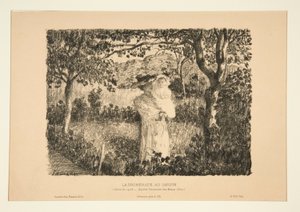La passeggiata nel giardino da Henri Lebasque