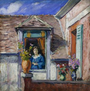 Donna alla finestra da Henri Lebasque
