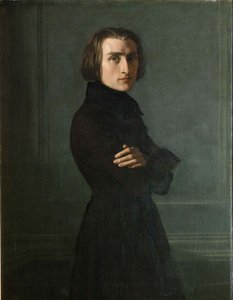 Ritratto del compositore Franz Liszt, 1839