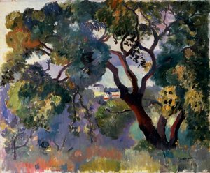 Paesaggio a Saint-Tropez da Henri Manguin