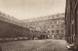 Parigi: Cortile interno di St-Lazare, la prigione delle donne da Henri Manuel