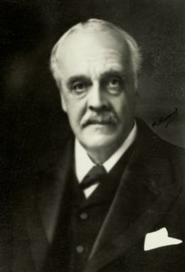 Ritratto di Lord Arthur Balfour (foto) da Henri Manuel