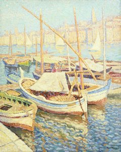 Porto di Marsiglia da Henri Martin