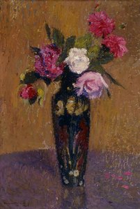 Vaso di fiori, 1916 da Henri Martin