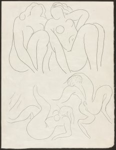 Un fauno nel pomeriggio, tavola quindici da Poesie di Mallarmé da Henri Matisse