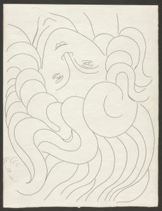 Alcuni sonetti: "Con le sue unghie pure...", piatto 25 da Poesies de Mallarmé da Henri Matisse