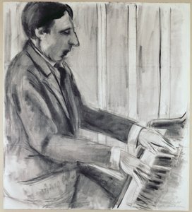 Alfred Cortot (penna, inchiostro e acquerello) da Henri Matisse