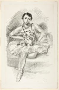 Ballerina di danza classica, da Dieci ballerini da Henri Matisse