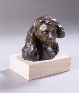 Busto di Fillette (Marguerite), 1905-06 circa (bronzo con patina marrone)