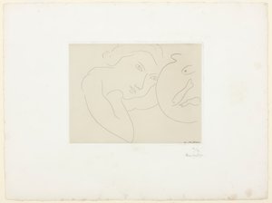 Testa di gallo e ciotola di pesce da Henri Matisse