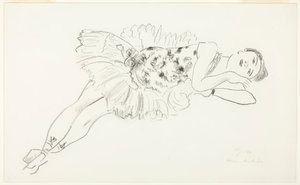 Danzatrice reclinata, da Dieci danzatrici da Henri Matisse