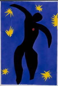 La caduta di Icaro. Da "Jazz". Tavola VIII. P. 55 da Henri Matisse