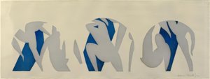 La danza, il grigio, il blu, il bianco