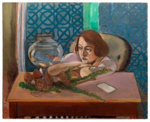 Donna davanti a un acquario da Henri Matisse